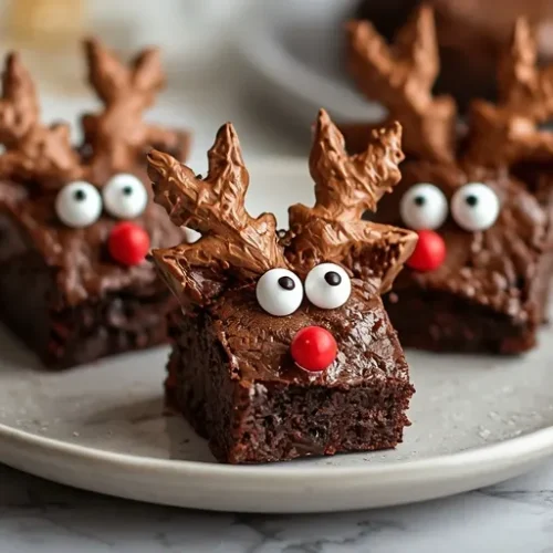 Reindeer Brownies recipe