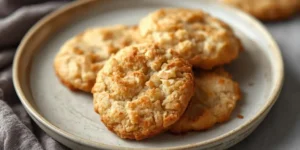 Buttery Toasted Coconut Sugar Cookies with Crispy Coconut