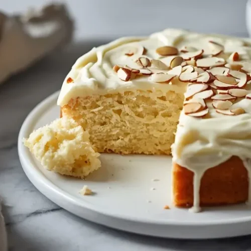 Vanilla Almond Cake recipe