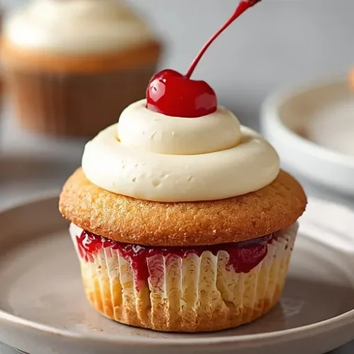 Cherry Pie Cupcakes recipe