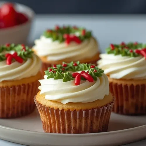 Christmas Wreath Cupcakes recipe