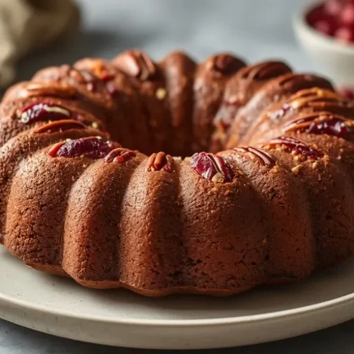 Cranberry Pecan Cake recipe