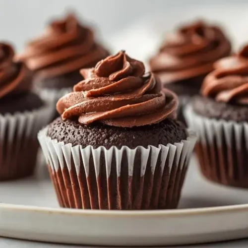 Mini Chocolate Cupcakes recipe