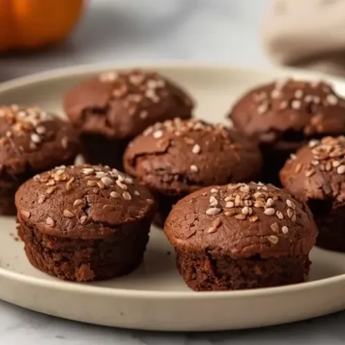 Pumpkin Brownie Bites recipe