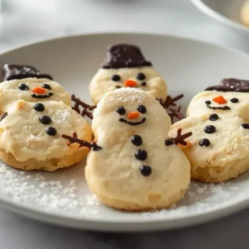 Snowman Cookies recipe