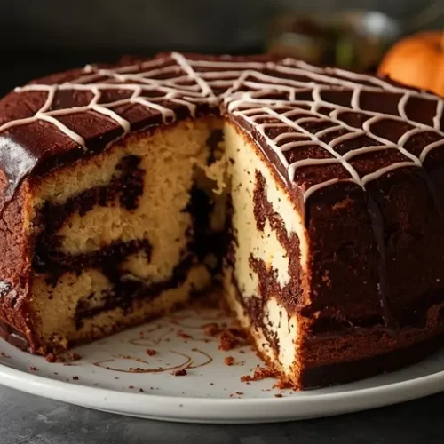 Spiderweb Cake recipe